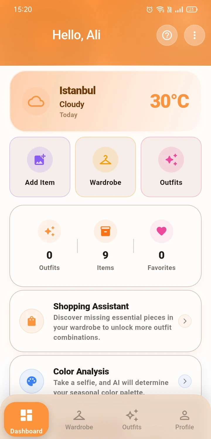 AiCloset: AI Wardrobe Stylist screenshot
